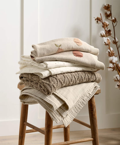 Cotbed Fitted Sheets (2 pack) Seed/Leaf - Welcome to the World Seedling