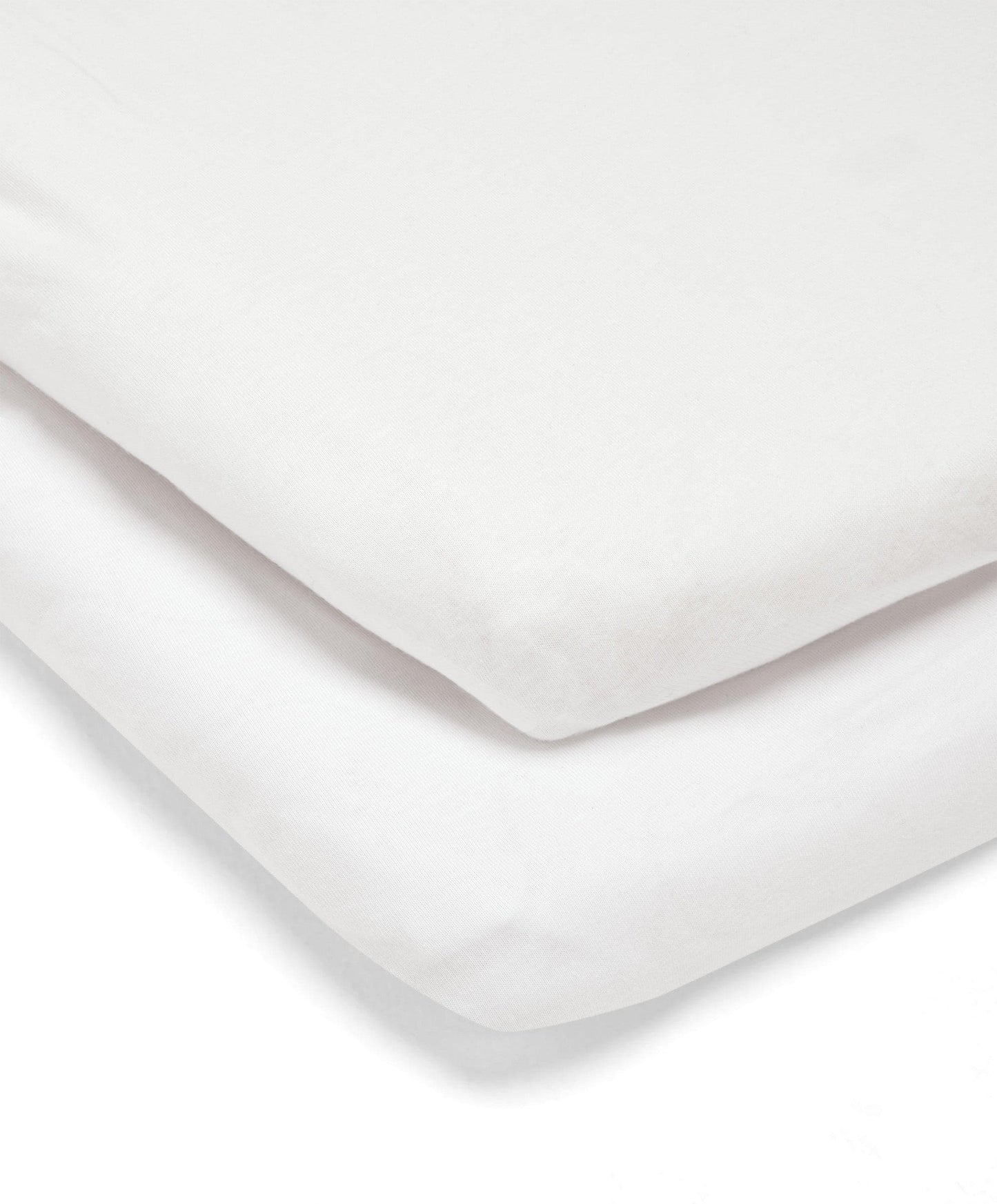 2 Pack Lua Bedside Crib Sheets - White
