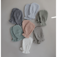 Mushie Organic Cotton Bath Mitt 2-Pack