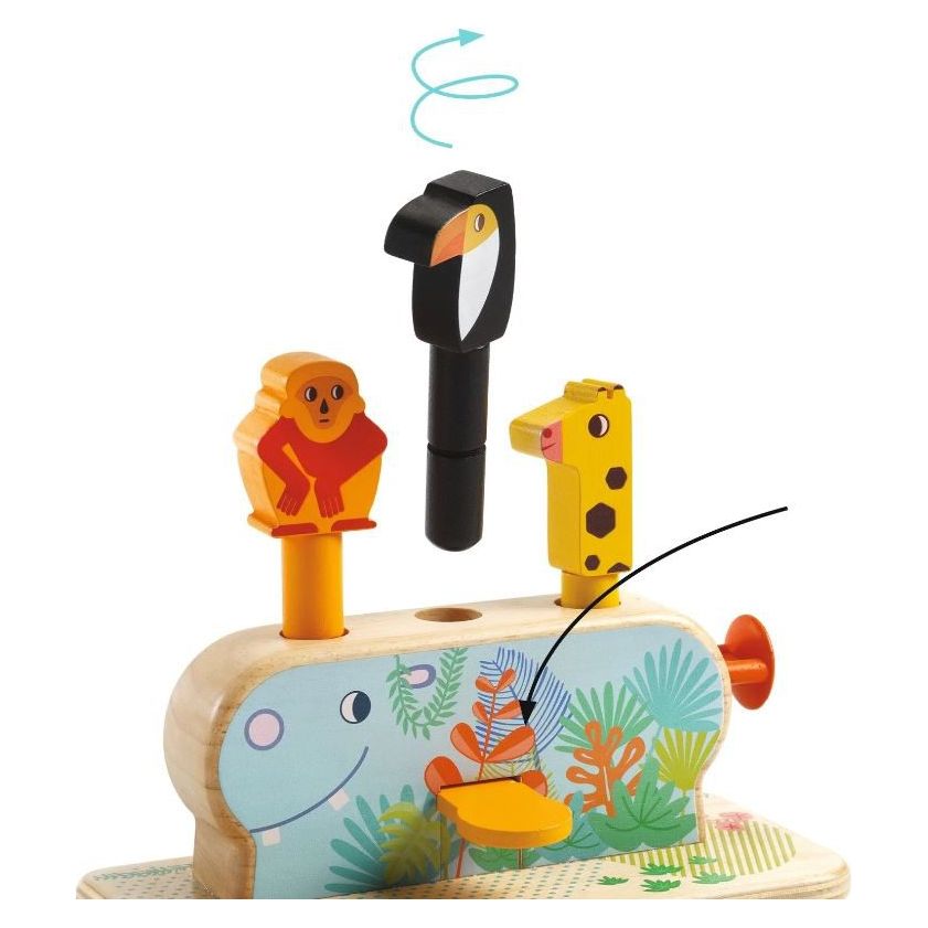 Djeco Multi Pop Wooden Toy