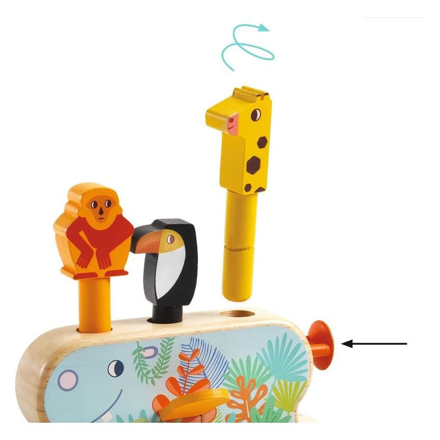 Djeco Multi Pop Wooden Toy