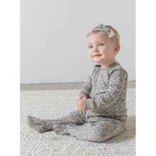 Colored Organics Peyton Footed Sleeper- Hailey Floral/ Driftwood
