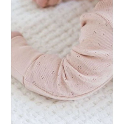 Colored Organics Pointelle Footed Sleeper