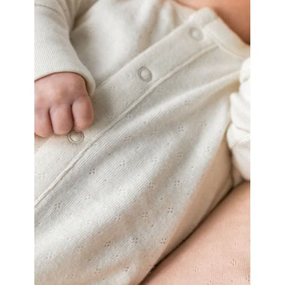 Colored Organics Pointelle Footed Sleeper