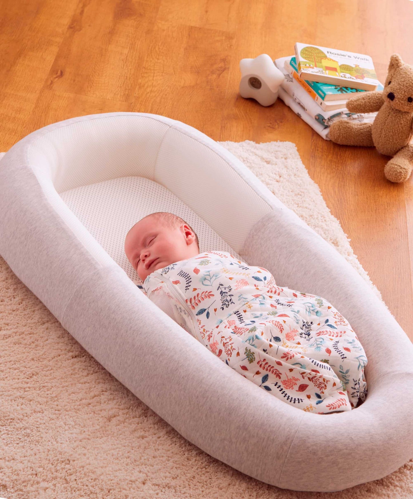 Purflo Sleep Tight Baby Bed Cover - Grey