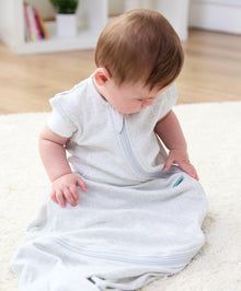 Purflo Cuddle to Sleep Bag 3-12 Months (0.5 Tog) - Minimal Grey