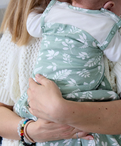 Purflo Swaddle to Sleep Bag 0-4 Months (2.5 Tog) - Fern