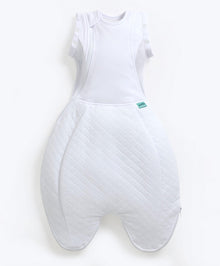 Purflo Swaddle to Sleepbag 0-4 Months (2.5 Tog) - White
