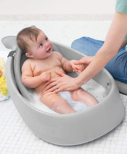 Moby 3 Stage Baby Bath - Grey