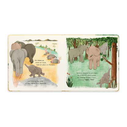 Jellycat Smudge The Littlest Elephant Book