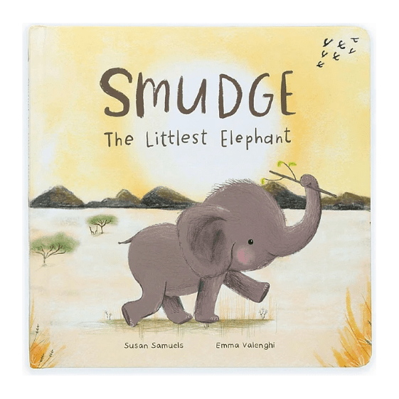 Jellycat Smudge The Littlest Elephant Book