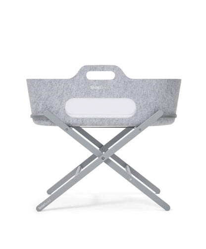 SnuzBaskit Moses Basket & Stand - Light Grey/Dove