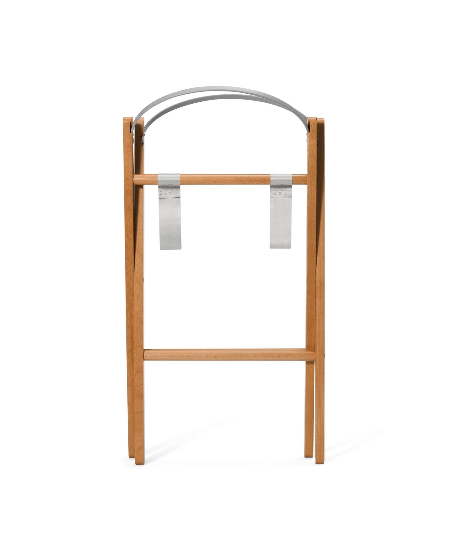 SnuzBaskit Moses Basket & Stand - Light Grey/ Natural