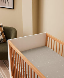 Snüz Twin Pack Cot & Cotbed Sheets - Grey Star