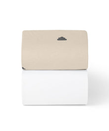 Snüz Twin Pack Cot & Cotbed Sheets - Sand Cloud