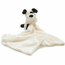 Jellycat Bashful Black and Cream Puppy Soother