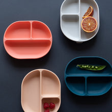 Duo Divided Suction Plate & Sippy Cup - Coral