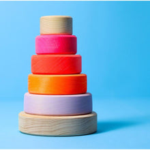 Grimm's Small Conical Tower Neon Pink