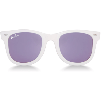 WeeFarers Polarized Sunglasses -  White w/ Purple